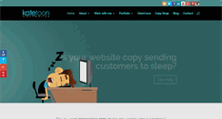 Desktop Screenshot of katetooncopywriter.com.au
